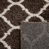 Lattice Gardens Collection Area Rug -  Bloomfield (Chocolate Brown) Runner Chocolate Brown  lifestyle 54