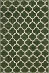 Lattice Gardens Collection Area Rug -  Bloomfield (Dark Green) Rectangle Dark Green  lifestyle 2