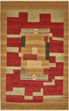 Zagros Oasis Collection Area Rug -  Izeh Rectangular Rust Red  lifestyle 17