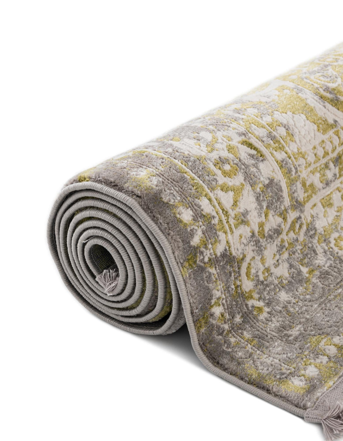 Rustic Charm Revival Collection Area Rug -  Meadowland Square Light Green  lifestyle 83