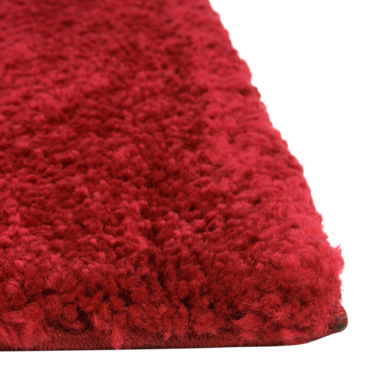 Solid Shag Seaside Collection Area Rug - Azure Cove (Red) Rectangle Red  lifestyle 6
