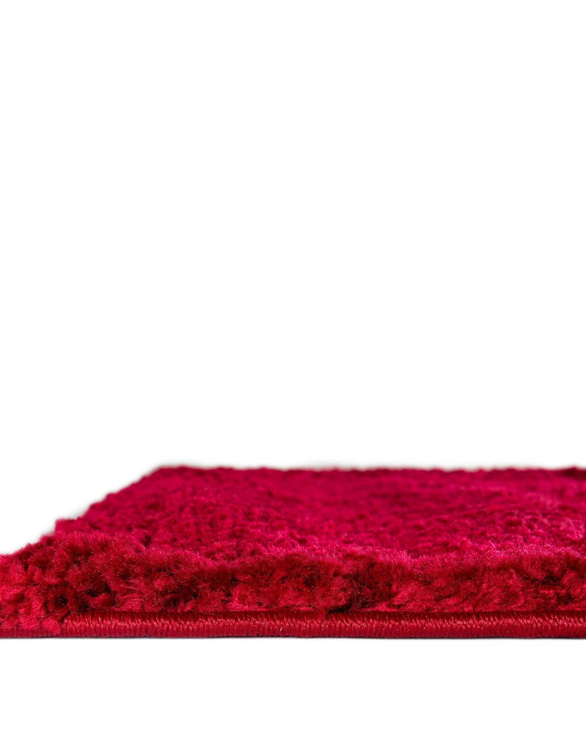 Solid Shag Seaside Collection Area Rug - Azure Cove (Red) Rectangle Red  lifestyle 16
