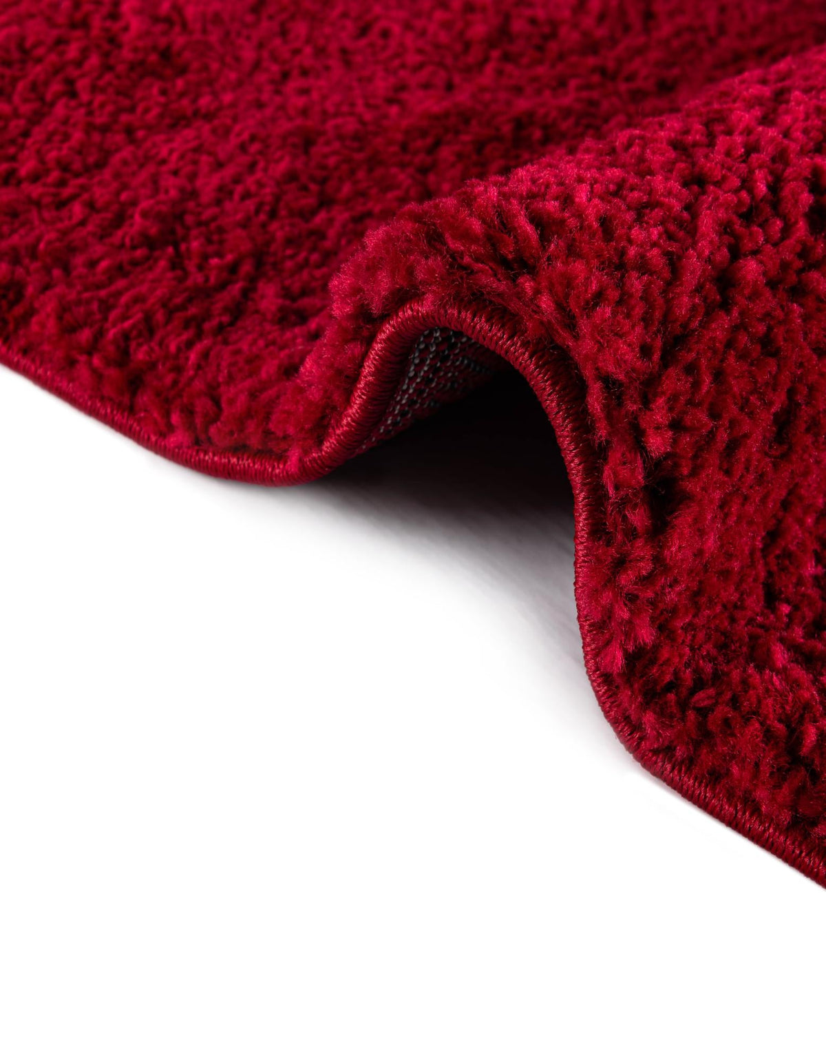 Solid Shag Seaside Collection Area Rug - Azure Cove (Red) Rectangle Red  lifestyle 19