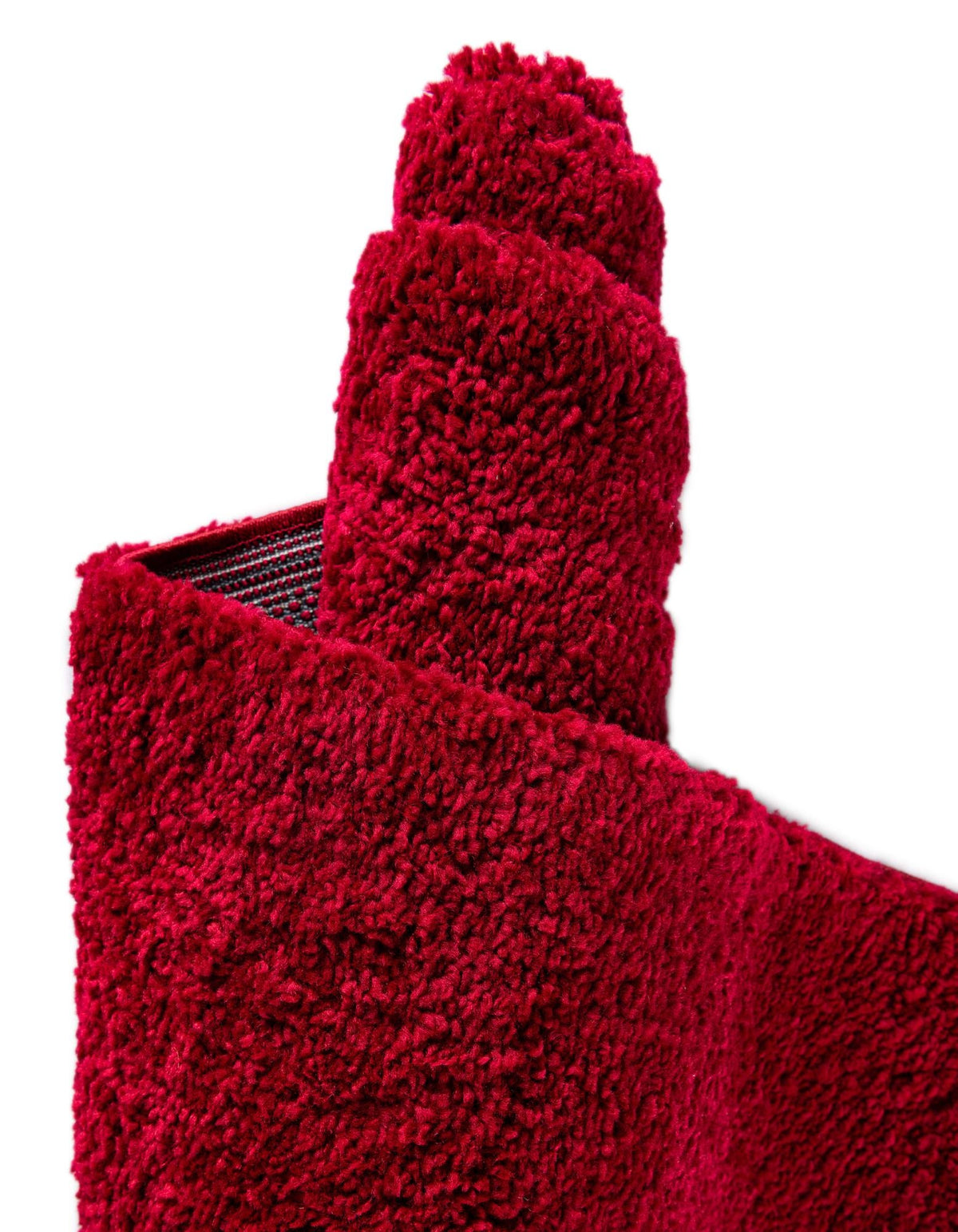 Solid Shag Seaside Collection Area Rug - Azure Cove (Red) Rectangle Red  lifestyle 20