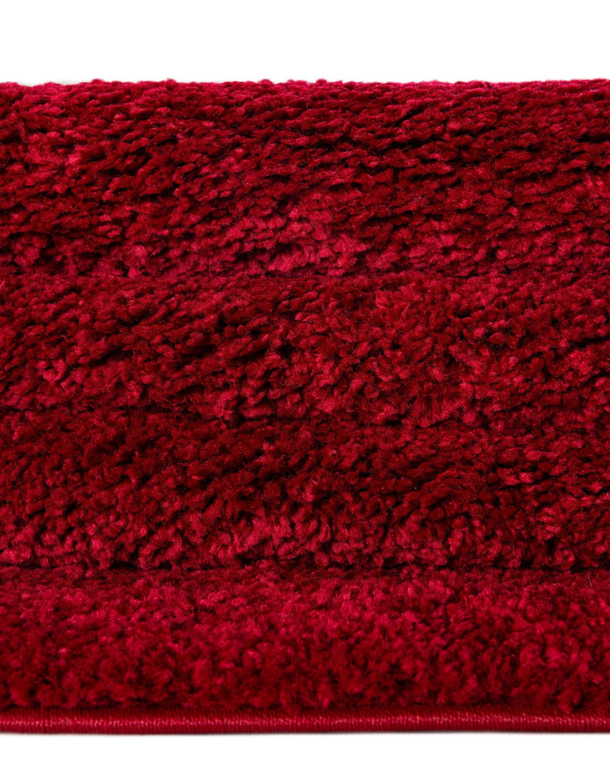 Solid Shag Seaside Collection Area Rug - Azure Cove (Red) Rectangle Red  lifestyle 23