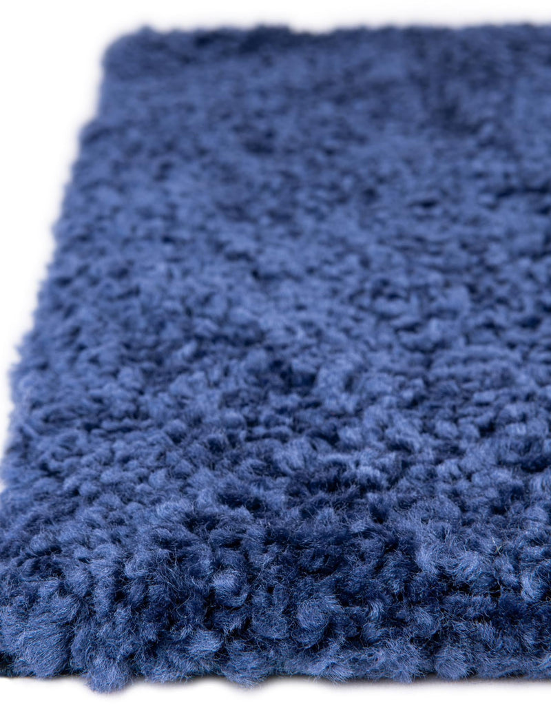 Solid Shag Seaside Collection Area Rug - Azure Cove (Navy Blue) Rectangle Navy Blue  lifestyle 17