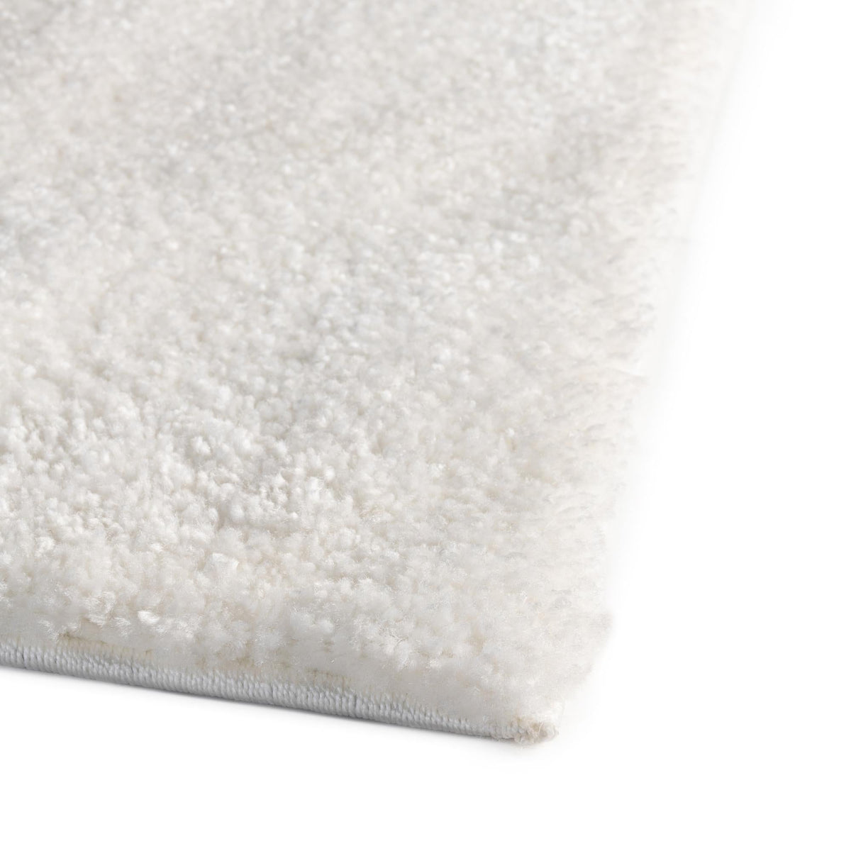 Solid Shag Seaside Collection Area Rug - Azure Cove (Snow White) Rectangle Snow White  lifestyle 7