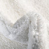 Solid Shag Seaside Collection Area Rug - Azure Cove (Snow White) Rectangle Snow White  lifestyle 8