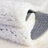 Solid Shag Seaside Collection Area Rug - Azure Cove (Snow White) Rectangle Snow White  lifestyle 13