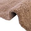 Solid Shag Seaside Collection Area Rug - Azure Cove (Light Brown) Rectangle Light Brown  lifestyle 10