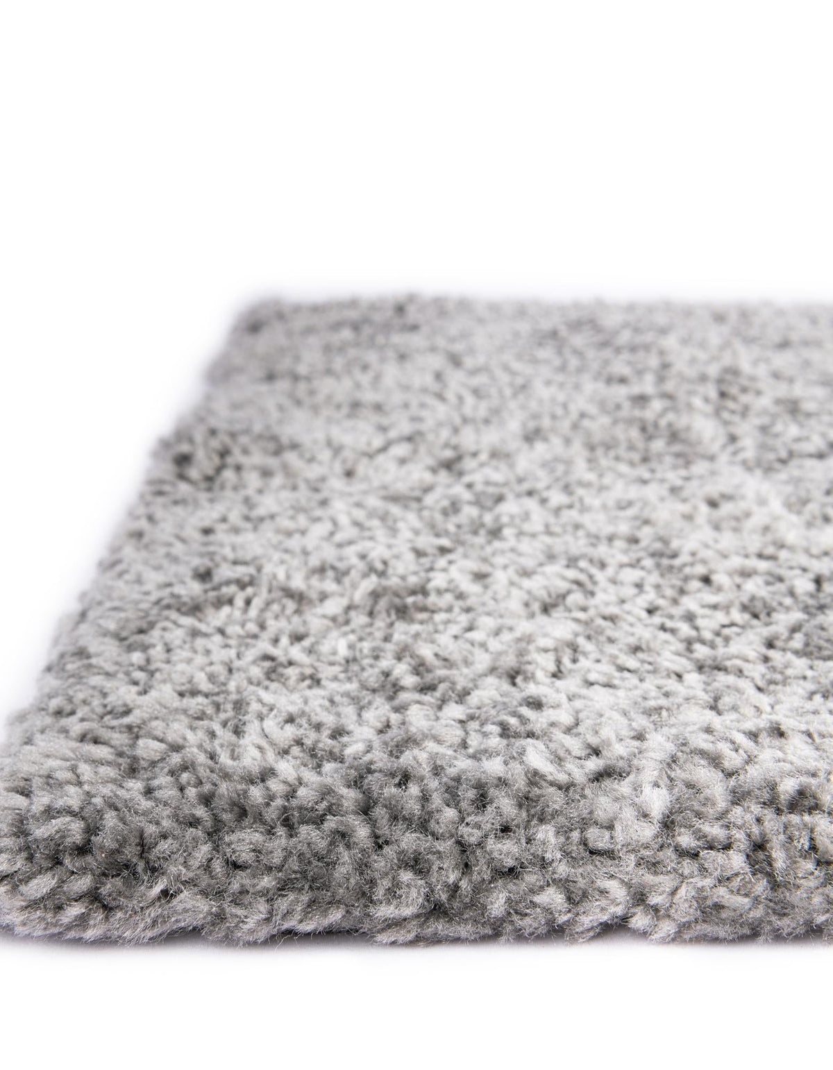 Solid Shag Seaside Collection Area Rug - Azure Cove (Gray) Rectangle Gray  lifestyle 17