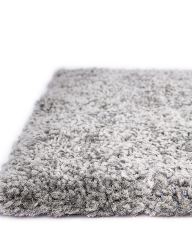 Solid Shag Seaside Collection Area Rug - Azure Cove (Gray) Rectangle Gray  lifestyle 17