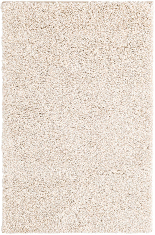 Solid Shag Seaside Collection Area Rug - Azure Cove (Ivory) Rectangle Ivory  lifestyle 2