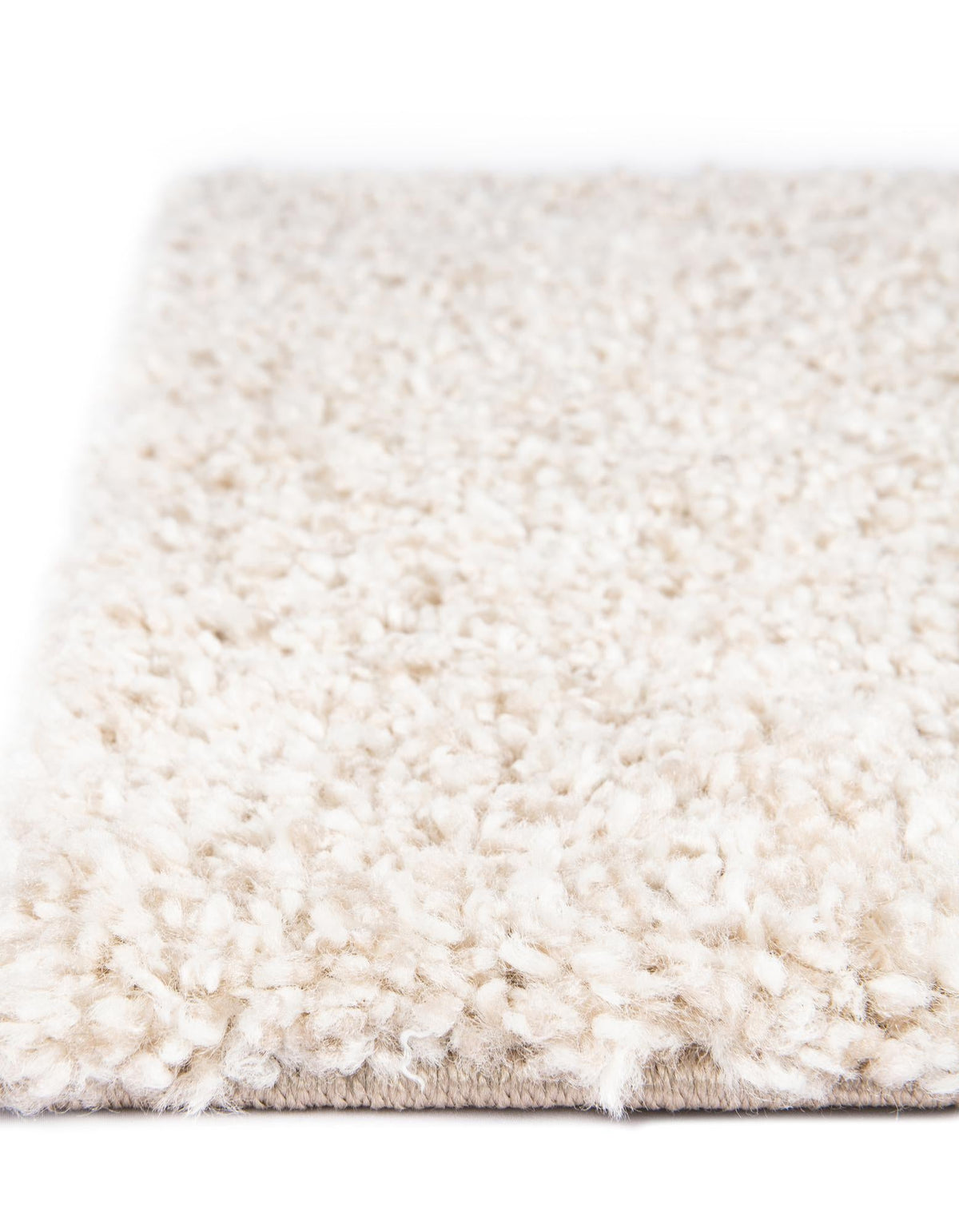 Solid Shag Seaside Collection Area Rug - Azure Cove (Ivory) Rectangle Ivory  lifestyle 8