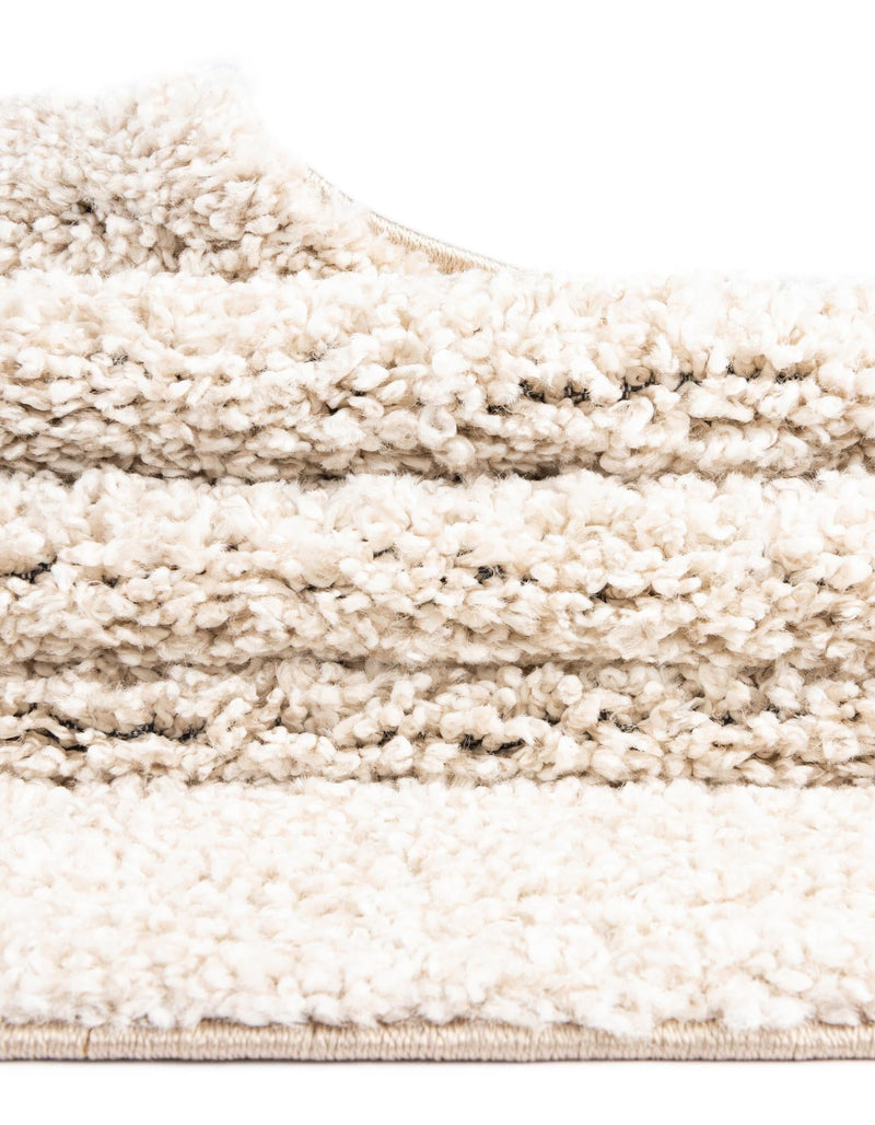 Solid Shag Seaside Collection Area Rug - Azure Cove (Ivory) Rectangle Ivory  lifestyle 15