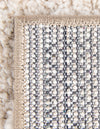 Solid Shag Seaside Collection Area Rug - Azure Cove (Ivory) Rectangle Ivory  lifestyle 19