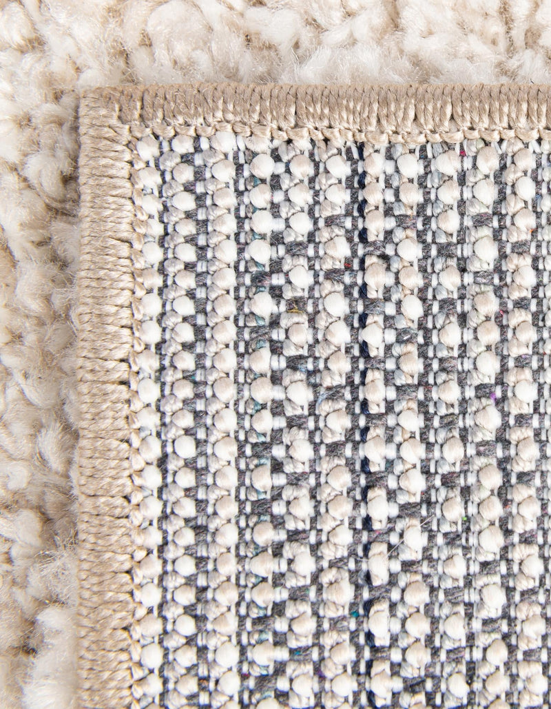 Solid Shag Seaside Collection Area Rug - Azure Cove (Ivory) Rectangle Ivory  lifestyle 19