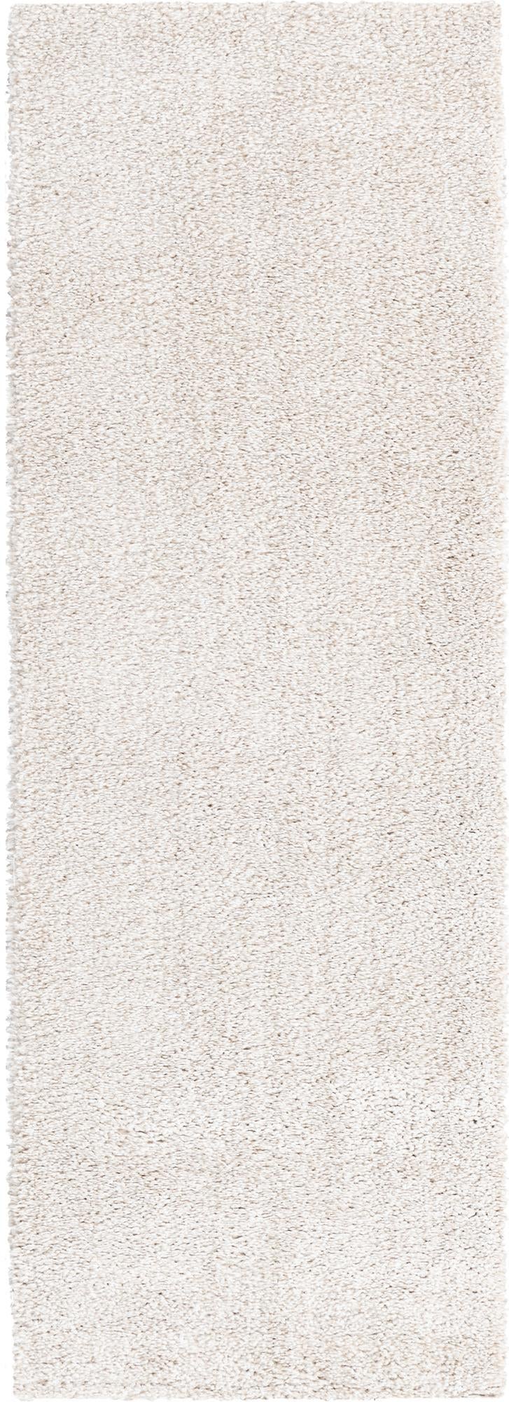 Solid Shag Seaside Collection Area Rug - Azure Cove (Ivory) Runner Ivory  lifestyle 28