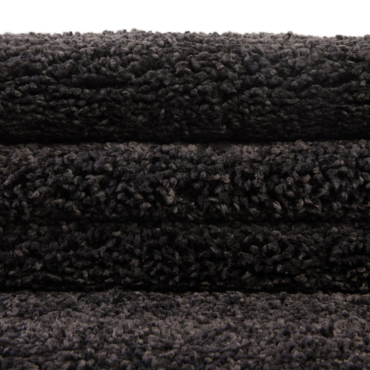 Solid Shag Seaside Collection Area Rug - Azure Cove (Charcoal) Rectangle Charcoal  lifestyle 13