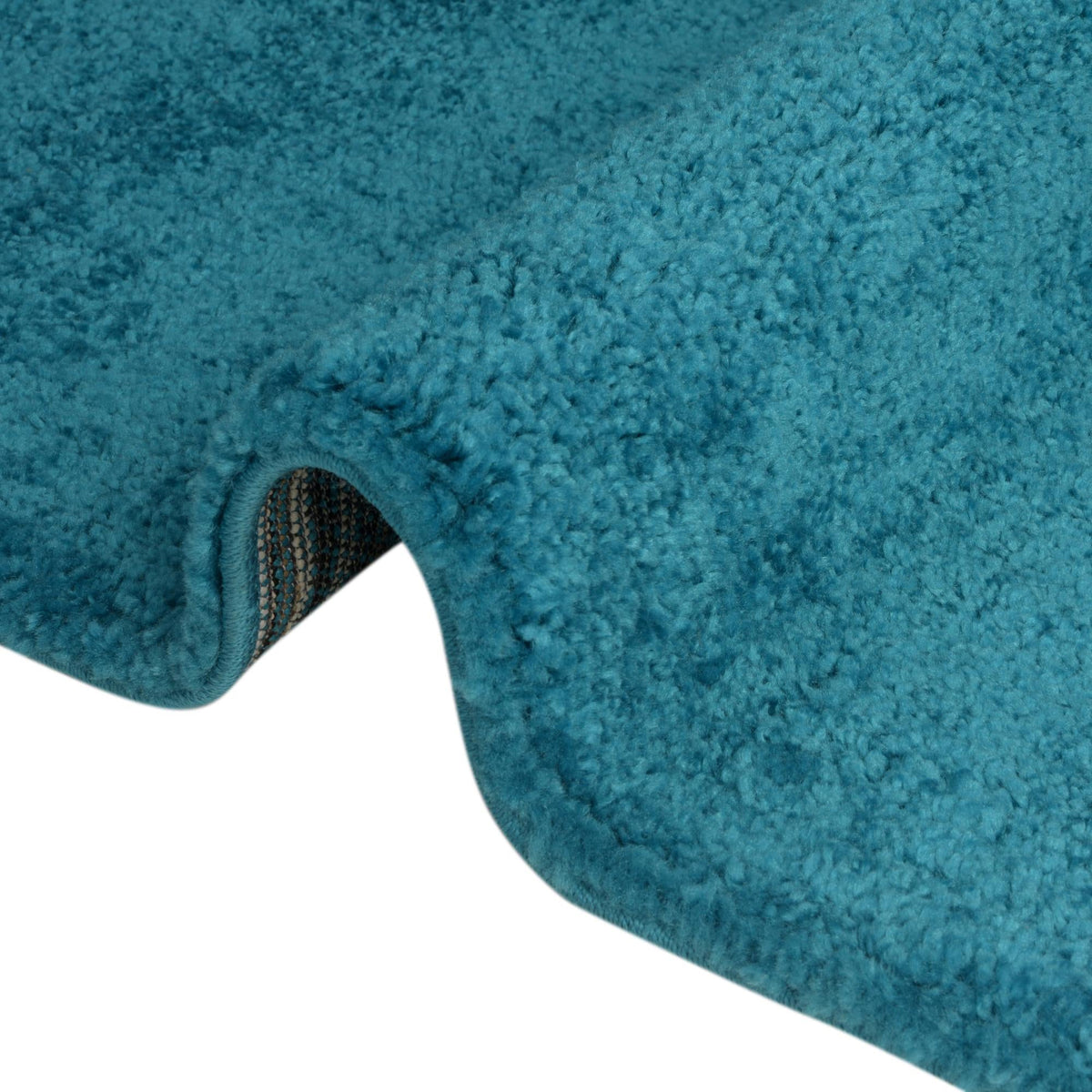 Solid Shag Seaside Collection Area Rug - Azure Cove (Turquoise) Rectangle Turquoise  lifestyle 10