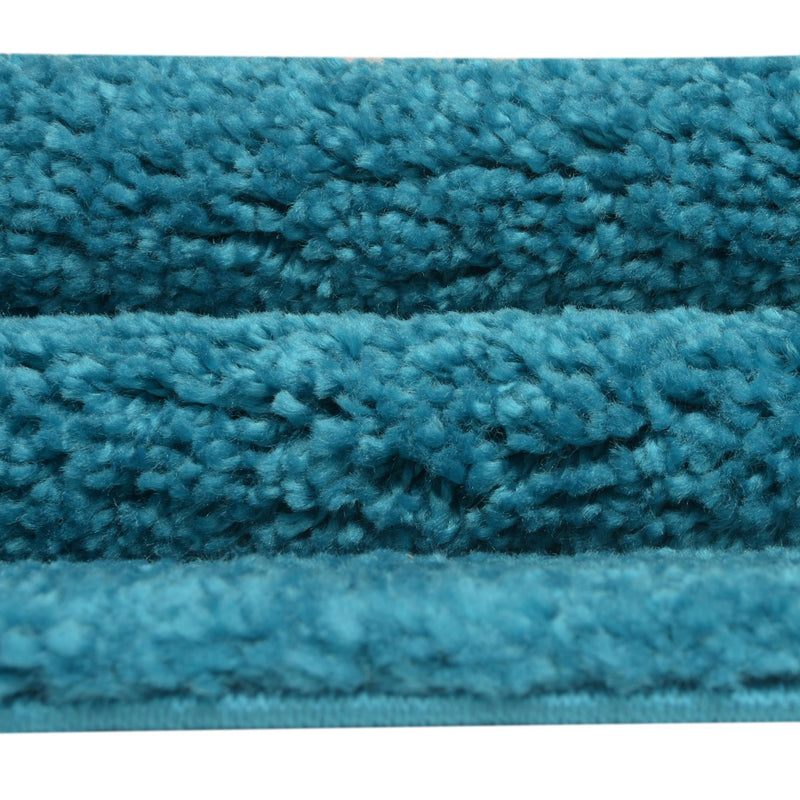 Solid Shag Seaside Collection Area Rug - Azure Cove (Turquoise) Rectangle Turquoise  lifestyle 14