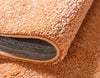 Solid Shag Seaside Collection Area Rug - Azure Cove (Orange) Rectangle Orange  lifestyle 6