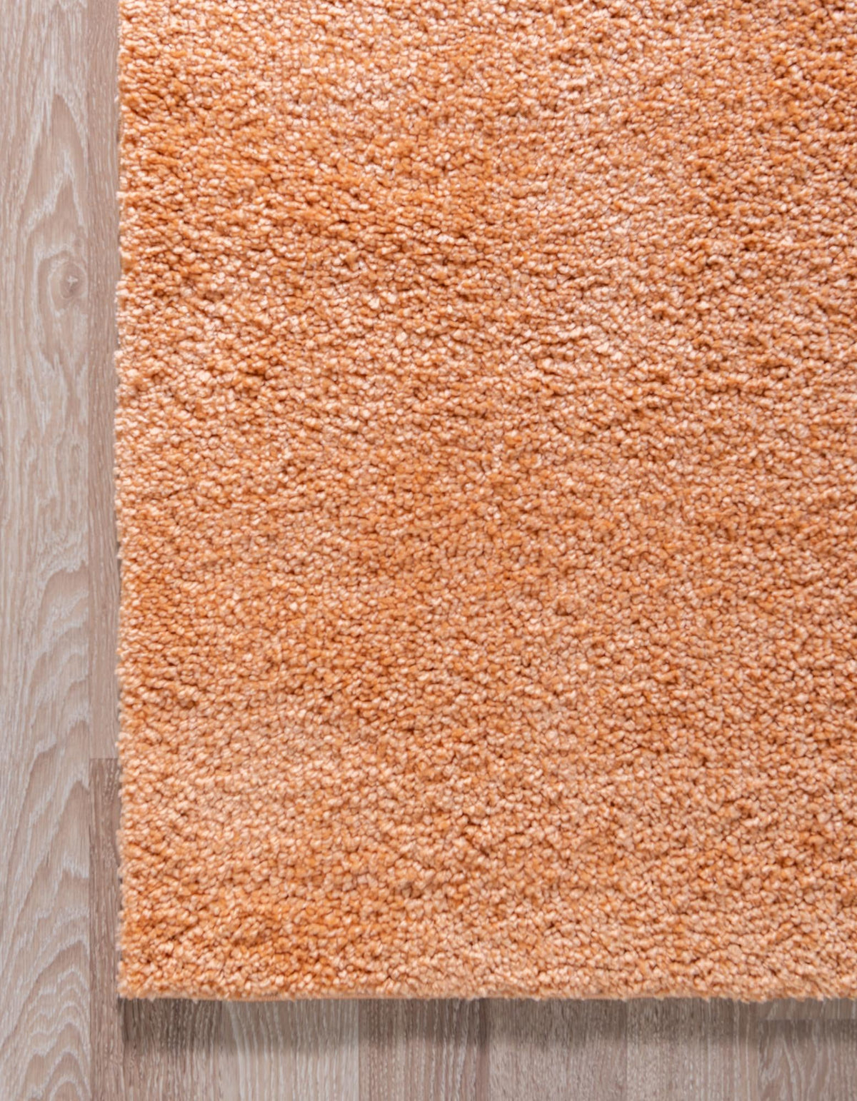 Solid Shag Seaside Collection Area Rug - Azure Cove (Orange) Rectangle Orange  lifestyle 8