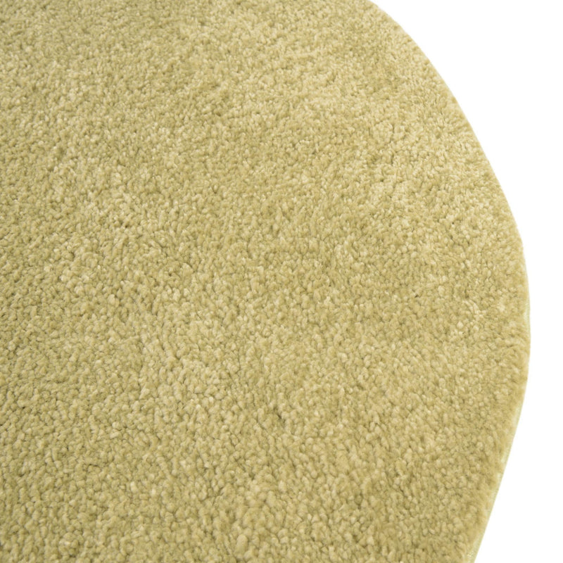 Solid Shag Seaside Collection Area Rug - Azure Cove (Light Green) Round Light Green  lifestyle 30