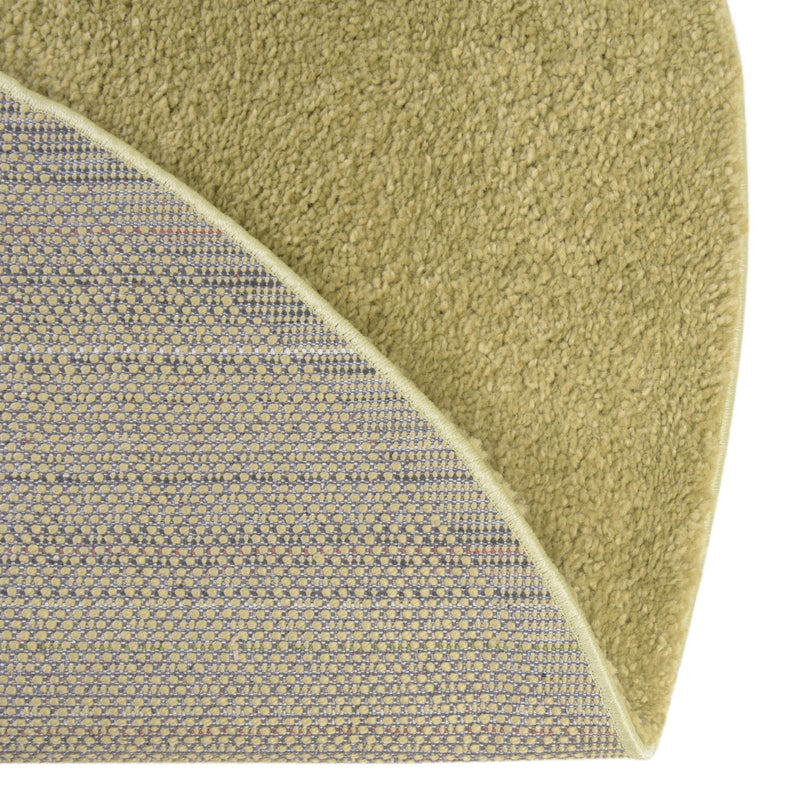 Solid Shag Seaside Collection Area Rug - Azure Cove (Light Green) Round Light Green  lifestyle 31