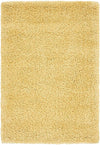 Solid Shag Seaside Collection Area Rug - Azure Cove (Yellow) Rectangle Yellow Main