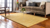 Solid Shag Seaside Collection Area Rug - Azure Cove (Yellow) Rectangle Yellow  lifestyle 4