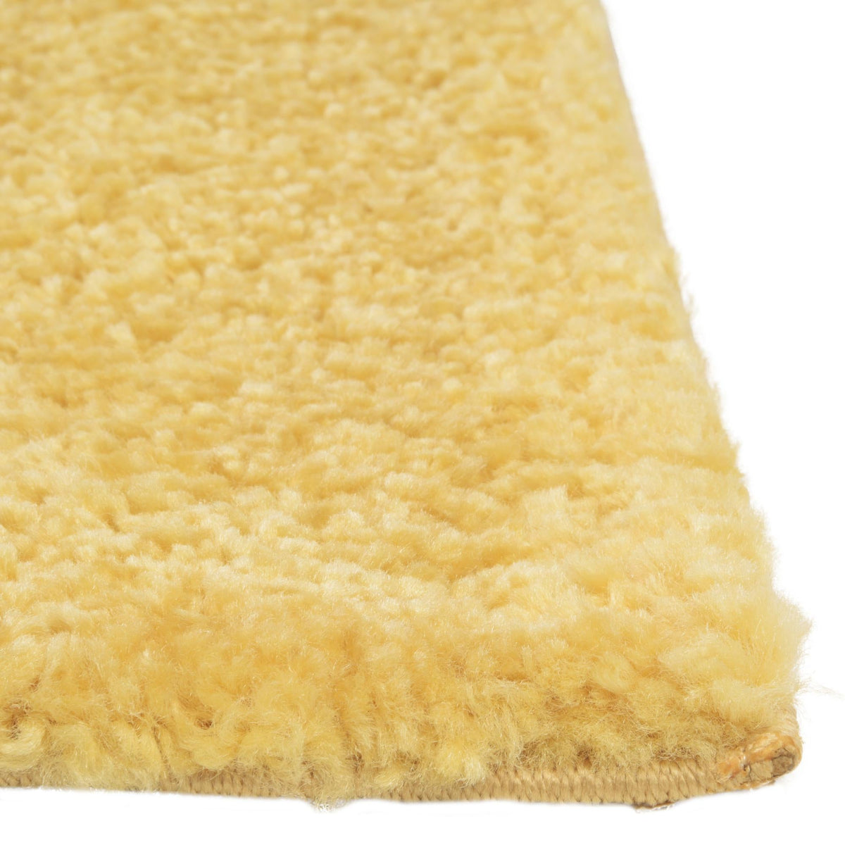 Solid Shag Seaside Collection Area Rug - Azure Cove (Yellow) Rectangle Yellow  lifestyle 7