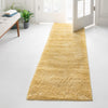 Solid Shag Seaside Collection Area Rug - Azure Cove (Yellow) Runner Yellow  lifestyle 46