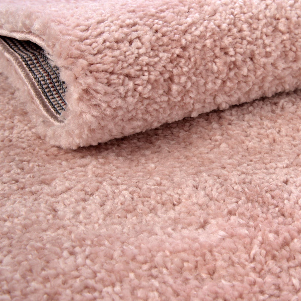 Solid Shag Seaside Collection Area Rug - Azure Cove (Pink) Rectangle Pink  lifestyle 6