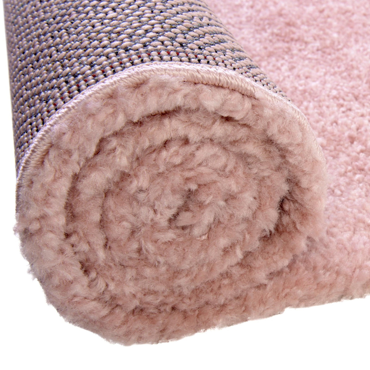 Solid Shag Seaside Collection Area Rug - Azure Cove (Pink) Rectangle Pink  lifestyle 12