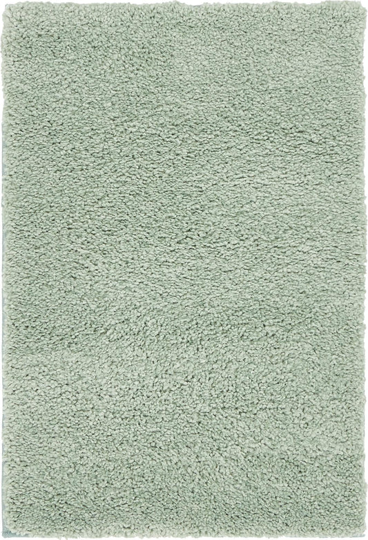 Solid Shag Seaside Collection Area Rug - Azure Cove (Light Blue) Rectangle Light Blue Main