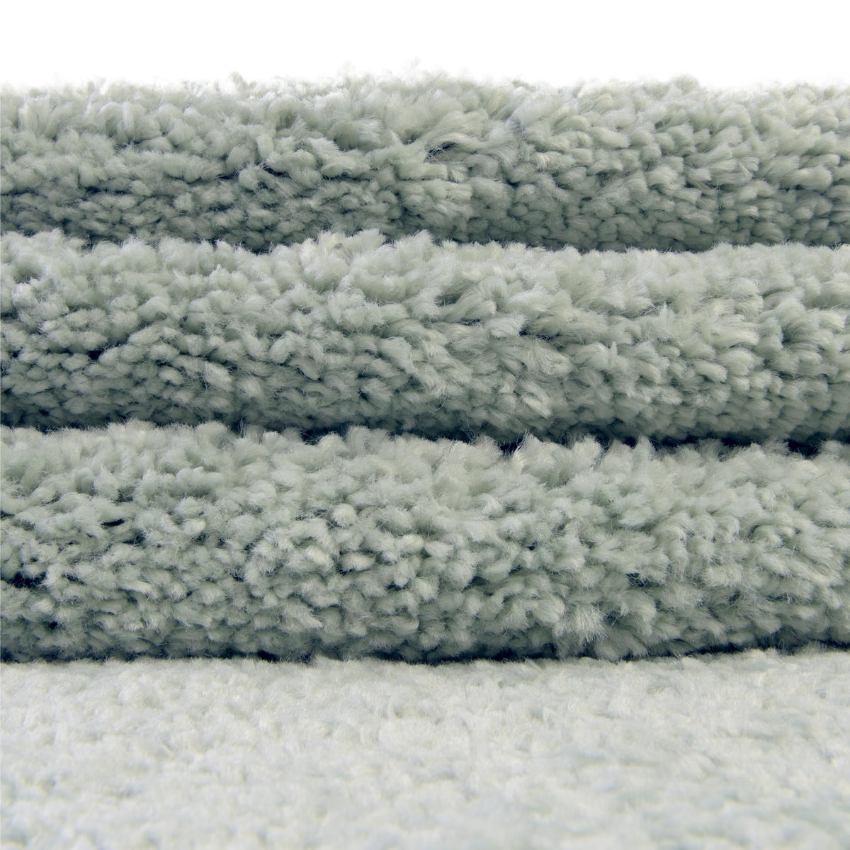 Solid Shag Seaside Collection Area Rug - Azure Cove (Light Blue) Rectangle Light Blue  lifestyle 16
