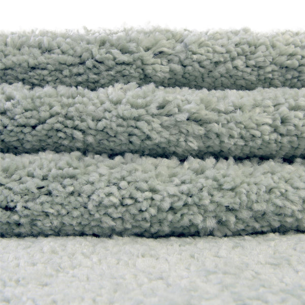 Solid Shag Seaside Collection Area Rug - Azure Cove (Light Blue) Rectangle Light Blue  lifestyle 16