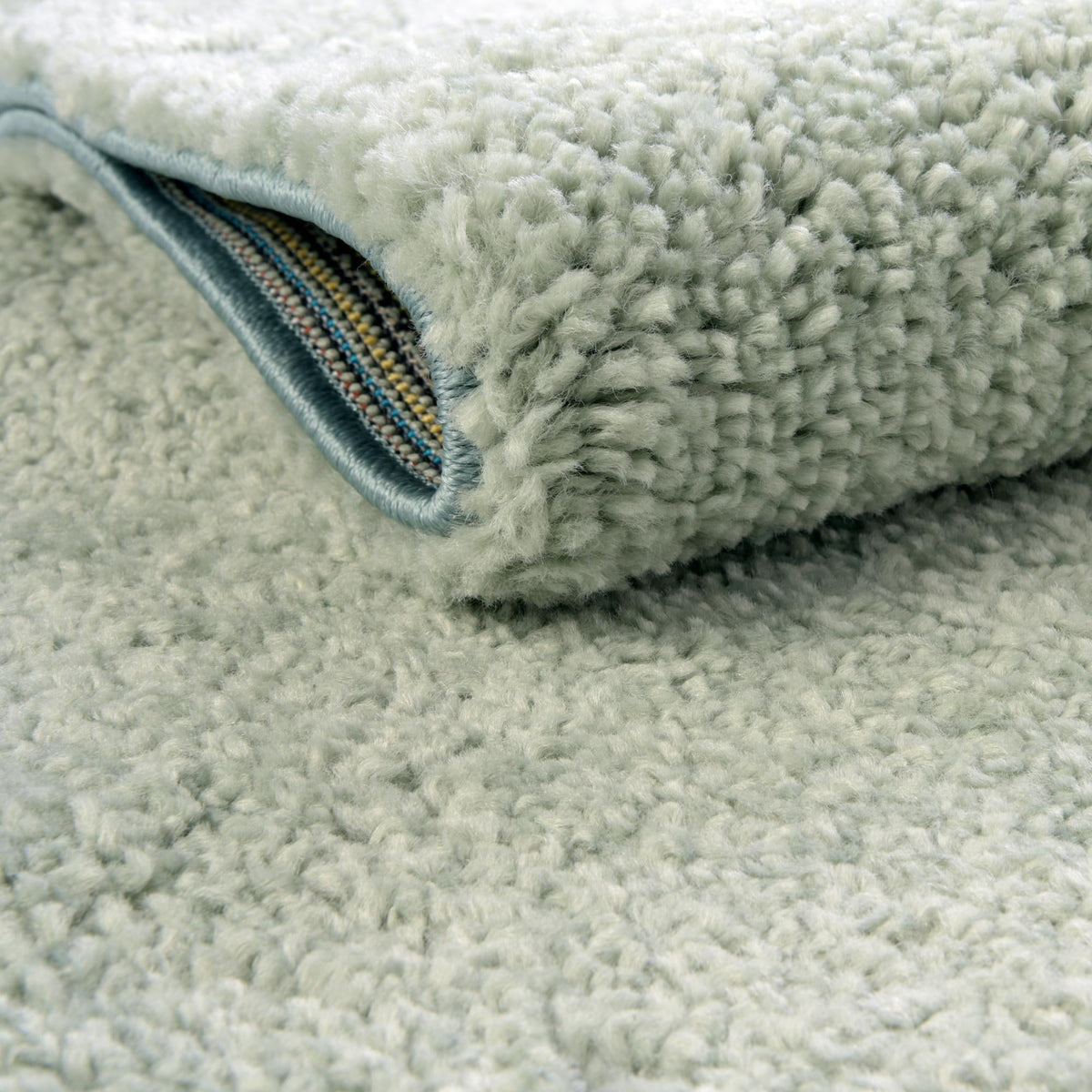 Solid Shag Seaside Collection Area Rug - Azure Cove (Sea Salt Blue) Rectangle Sea Salt Blue  lifestyle 29