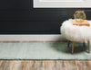 Solid Shag Seaside Collection Area Rug - Azure Cove (Light Blue) Runner Light Blue  lifestyle 24