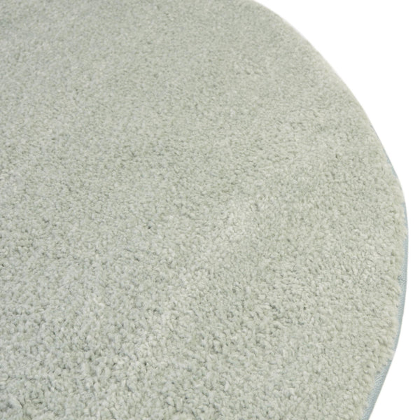 Solid Shag Seaside Collection Area Rug - Azure Cove (Light Blue) Round Light Blue  lifestyle 31