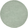 Solid Shag Seaside Collection Area Rug - Azure Cove (Light Blue) Round Light Blue  lifestyle 19