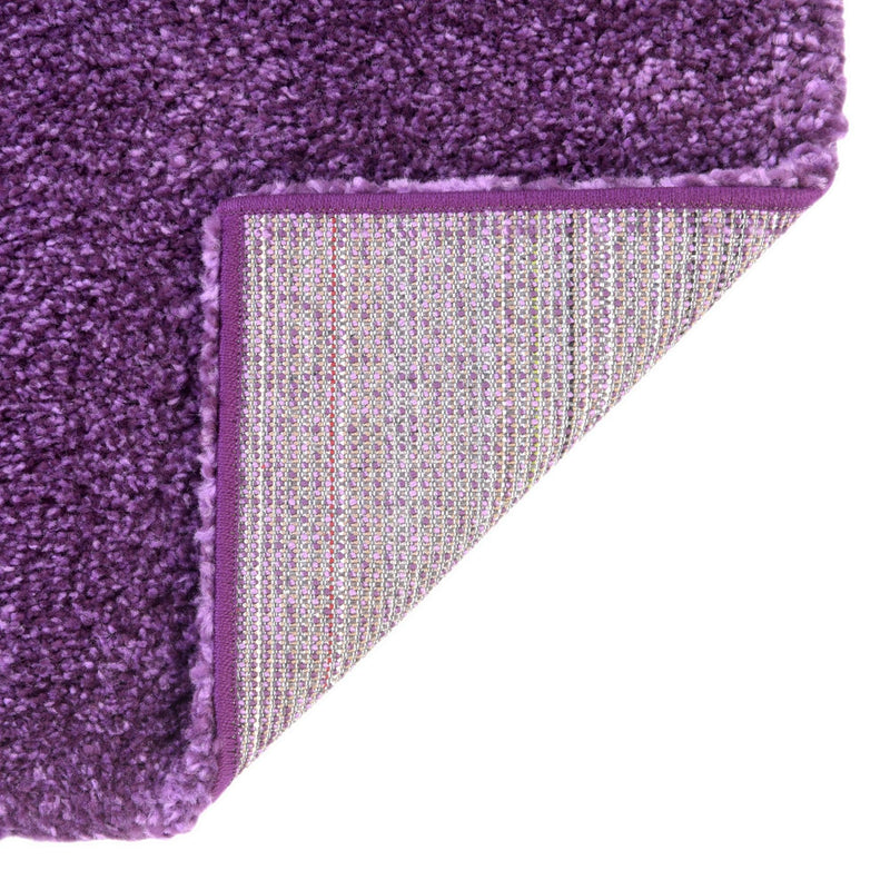 Solid Shag Seaside Collection Area Rug - Azure Cove (Violet) Rectangle Violet  lifestyle 18