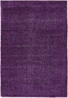 Solid Shag Seaside Collection Area Rug - Azure Cove (Violet) Rectangle Violet  lifestyle 3