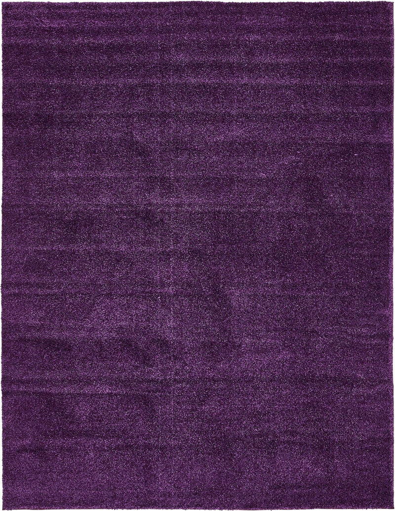 Solid Shag Seaside Collection Area Rug - Azure Cove (Violet) Rectangle Violet  lifestyle 2
