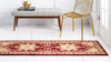 Versailles Elegance Collection Area Rug - Trianon Runner Red  lifestyle 42