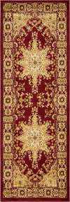 Versailles Elegance Collection Area Rug - Trianon Runner Red  lifestyle 30