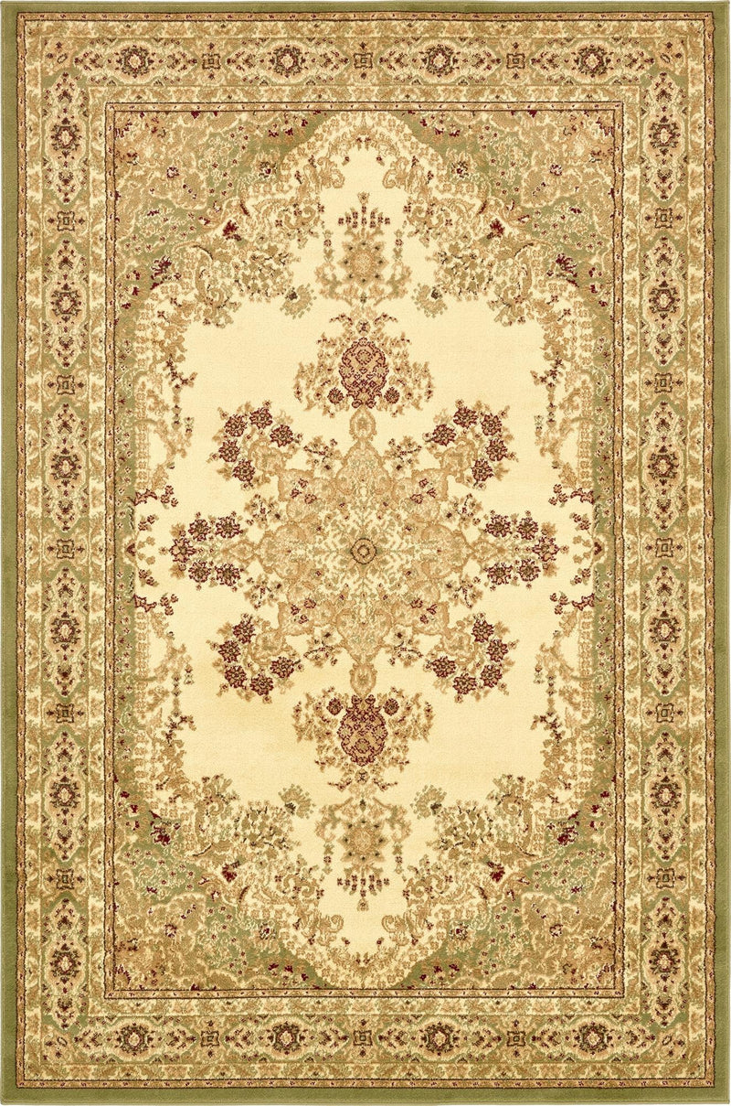 Versailles Elegance Collection Area Rug - Trianon Rectangle Cream  lifestyle 2