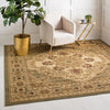 Versailles Elegance Collection Area Rug - Trianon Square Cream  lifestyle 36