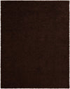 Plush Oasis Collection Area Rug - Serenity (Chocolate Brown) Rectangle Chocolate Brown  lifestyle 2